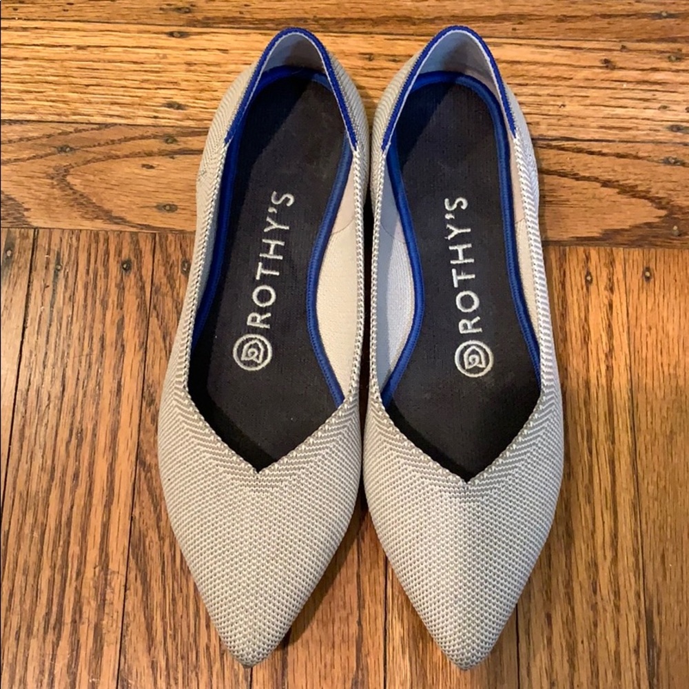 Rothy’s in Light Grey, size 6.5